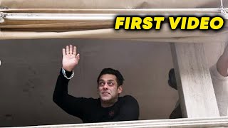 First Video | Salman Khan Greets His Fans Outside Galaxy Apartment | 54th Birthday