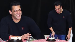 Salman khan celebrates His 54th Birthday With Media