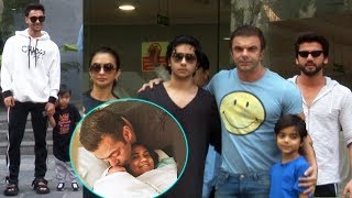 Salman Khan's Family Visit Hinduja Hospital To See Arpita Sharma's Baby AYAT