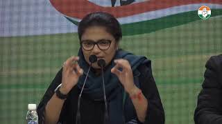 LIVE: AICC Press Briefing by Sushmita Dev at Congress HQ