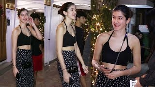 Beautiful Shanaya Kapoor With Family Spotted At IZUMI | Watch Video