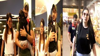 Harbhajan Singh & Manyata Dutt Spotted At Airport | News Remind