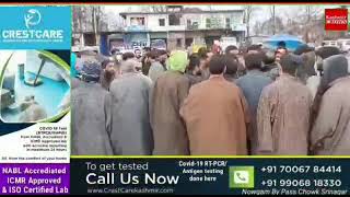 Labourers Held Protest At Batapora Shopian, Told Their Livelihood Is At Stake
