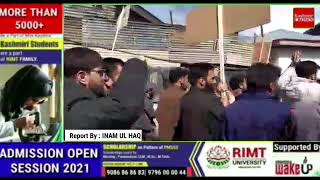 Alleged Murder Case: Bandipora Residents Held Protest After Friday Prayers