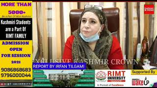 Dr Ruby Reshi Principal GMC Baramulla Talking To Kashmir Crown Regarding Golden Card Issue