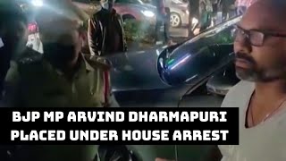 Bhainsa Communal Clash: BJP MP Arvind Dharmapuri Placed Under House Arrest | Catch News