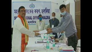 West Bengal polls 2021: BJP leader Suvendu Adhikari files nomination from Nandigram
