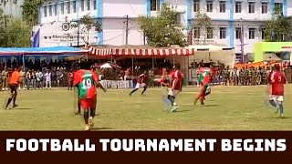 BSF-BGB Friendly Football Tournament Begins In Tripura To Mark Bangladesh’s 50 Years Of Independence