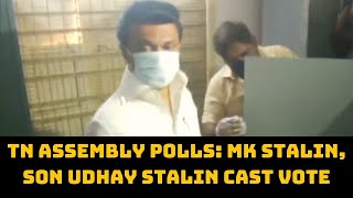 TN Assembly Polls: MK Stalin, Son Udhay Stalin Cast Vote | Catch News