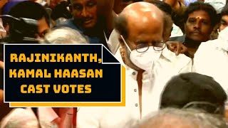 TN polls: Rajinikanth, Kamal Haasan Cast Votes In Chennai | Catch News