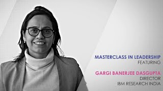 ETPWLA 2020: Leadership Masterclass with  Gargi Banerjee Dasgupta, IBM Research India