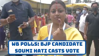 WB Polls: BJP Candidate Soumi Hati Casts Vote | Catch News