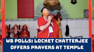 WB Polls: Locket Chatterjee Offers Prayers At Temple, Says ‘Every Vote Important For BJP’