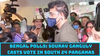 Bengal Polls: Sourav Ganguly Casts Vote In South 24 Parganas | Catch News
