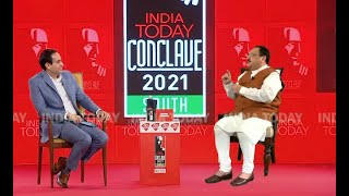 BJP National President  Shri JP Nadda addresses India Today Conclave South 2021.