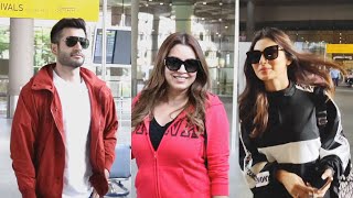 Karan Tacker, Mahima Chaudhry, Sharman Joshi & Mouni Spotted At Airport Arrival
