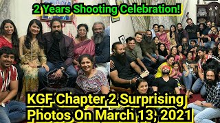 KGF Chapter 2 Team Celebration On March 13, 2021,KGFChapter2 Shooting Started Today On March 13,2019