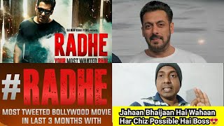 Radhe Becomes Most Tweeted Bollywood Movie In 2021, Salman Khan Breaks His Sultan Record!
