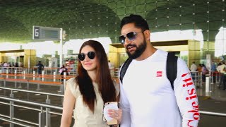 Shefali Jariwala And Husband Parag Tyagi Spotted At Mumbai Airport
