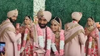 Jasprit Bumrah finally married his long time GIRLFRIEND Sanjana Ganesan