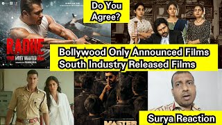 Bollywood Only Announced Films, South Industry Released Films,Surya Special, Radhe,Master,VakeelSaab