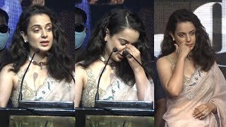 Kangana Ranaut Full Crying At Thalaivi Trailer launch | Kangana Ranaut Emotional Moment