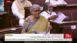 Smt. Nirmala Sitharaman's reply on the National Bank for FIAD Bill, 2021