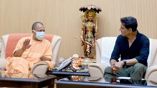 RAM SETU | Ayodhya Me UP CM Yogi Adityanath Se Mile Akshay Kumar Aur Team