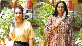 Asha Negi And Divya Dutta Spotted At Croma Ke Juhu