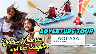 Adventurous Day Out With Rishina Kandhari At AQUASAIL Mandwa Beach