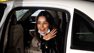 Shehnaaz Gill After Doing Movie With Diljit Dosanj Spotted At Mumbai Airport Today