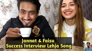 Mr Faisu (Faisal Shaikh), Jannat Zubair Rahmani & Singer Abhi Dutt - Success Interview - Lehja Song