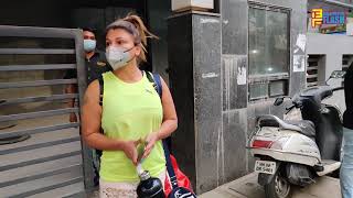 Rakhi Sawant Spotted At Dance Class In Andheri - Covid Situation