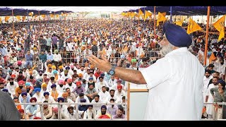 Akali leadership addresses a massive rally of Akali leaders, workers locals at Ajnala
