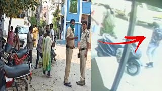 Khatoon Ke Gale Se Chain Kheech Kar Hua Ek Shaks Farar | Saidabad | CCTV Footage |@Sach News
