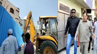 Illegal Construction Demolished In Old City Fateh Darwaza | Mumtaz Ahmed Khan At Spot | @Sach News
