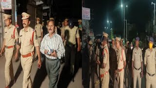 Hafeez Baba Nagar Mein Police Ka Paidal Daura | Hyderabad |@Sach News
