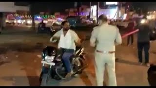 Police In Action | Gulbarga Mein Night Curfew | @Sach News