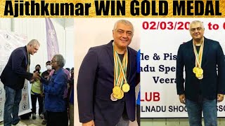 ????VIDEO: Thala Ajith Kumar wins the Gold medal at the  46th TAMILNADU State Shooting Championship