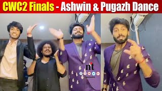 ????VIDEO: Cooku With Comali 2 Finals- Ashwin, Pugazh and Sakthi Dance for Kutty Pattas Song