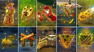 Evolution of All Mythic Weapons & Items - Fortnite Chapter 1 (Season 1) to Chapter 2 (Season 6)