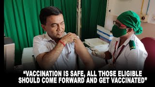 Vaccination is safe, all those eligible to come forward and get vaccinated: CM after taking vaccine