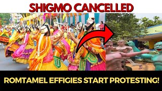 After govt cancelled Shigmo Festival, Romtamel Effigies made by Sumit Usapkar started protesting!