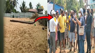 Calangute locals furious as concrete structures are constructed within 100m of the beach!