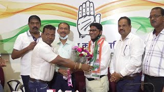 Journalist Mahadev Khandekar from Sankhalim Assembly constituency joins Congress