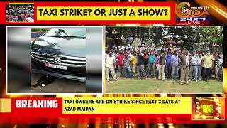 Taxi Strike or Just a Show? Many taxi owners are seen ferrying passengers in their private vehicles