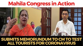 Test all tourists for #coronavirus: Mahila Cong to CM