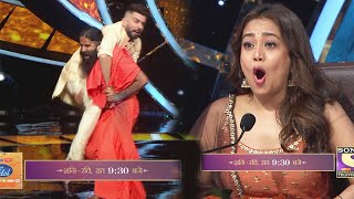 Host Jay Bhanushali को Ramdev Baba ने उठा लिया, Neha Kakkar Shocked | Indian Idol 12