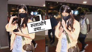 Pooja Hegde Ko Dekh Khush Huyi Media, Spotted At Mumbai Airport Arrival