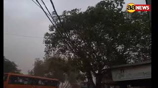 दिल्ली में अचानक बदला मौसम, आई धूल भरी आंधी | Hiranky Village